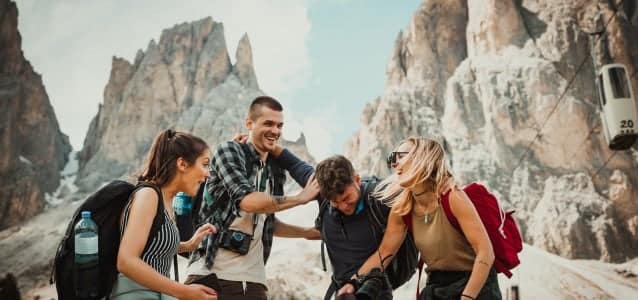 exchange students travelling